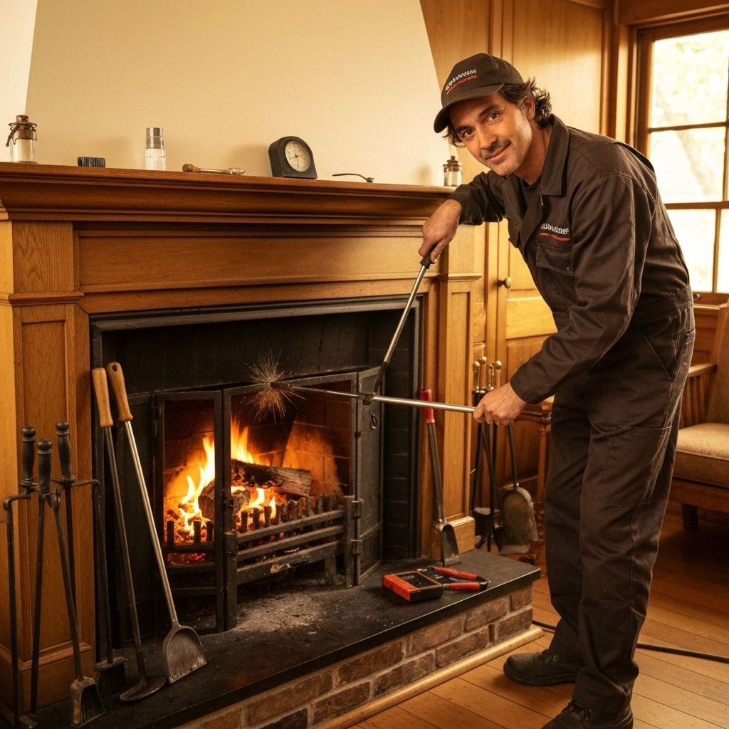 Professional chimney sweep service